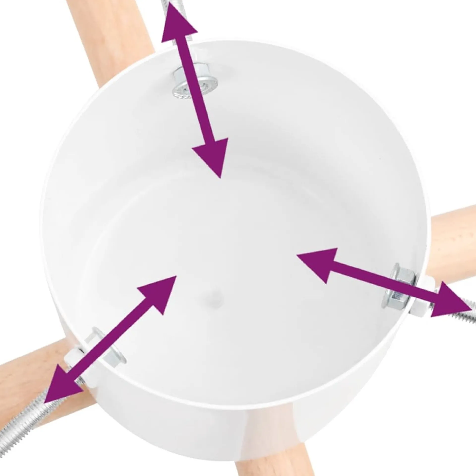 vidaXL Kerstboomstandaard 46X46X21 Cm Clearance