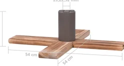 vidaXL Kerstboomstandaard 54X54X16 Cm Shop