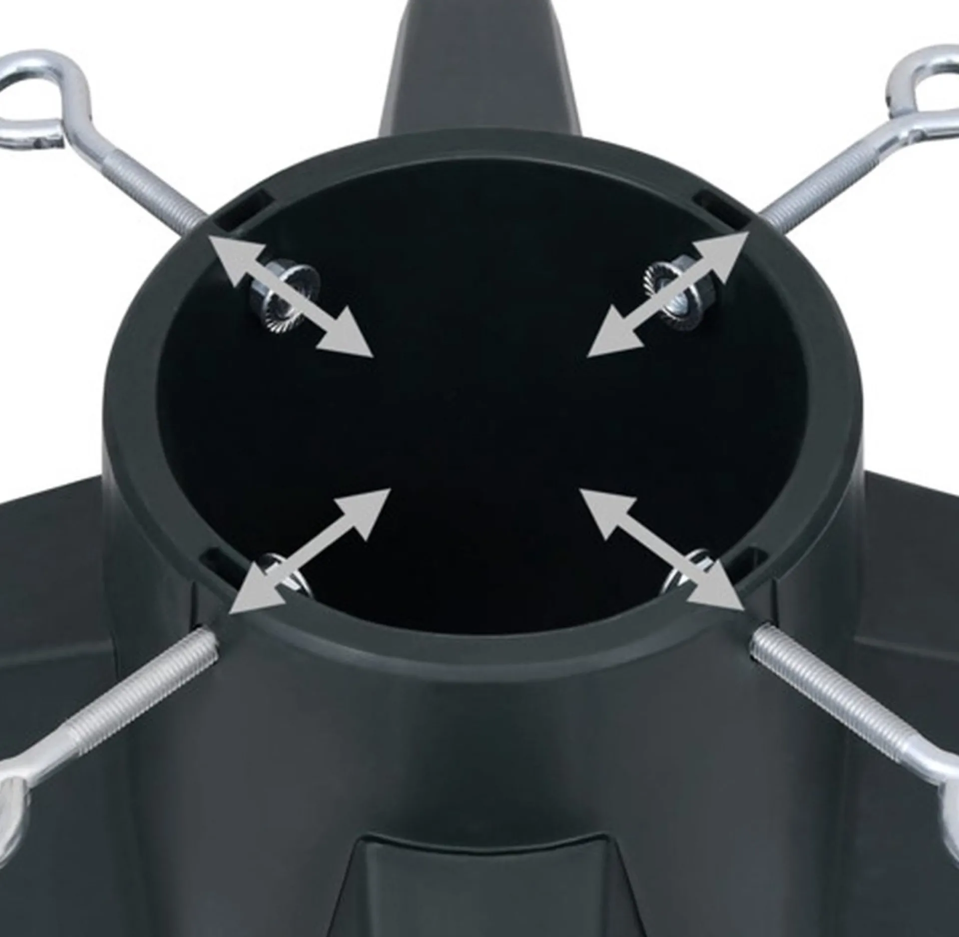 vidaXL Kerstboomstandaard 55,5X55,5X15 Cm Store