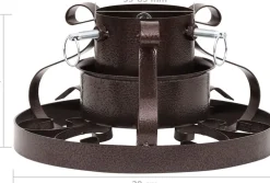 vidaXL Kerstboomstandaard In Antieke Stijl 29X29X15,5 Cm Koperkleurig Discount