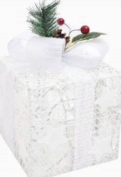 vidaXL Kerstdecoratie Geschenkdozen 3 St Binnen/Buiten Wit Sale