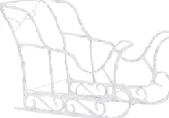 vidaXL Kerstdecoratie Rendieren En Slee 280X28X55 Cm Acryl Shop