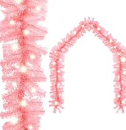 vidaXL Guirlandes> Kerstslinger Met Led-Lampjes 5 M Roze