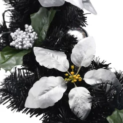 vidaXL Guirlandes> Kerstslinger Met Led-Lampjes 2.7 M Pvc Zwart