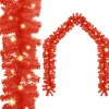 vidaXL Guirlandes> Kerstslinger Met Led-Lampjes 5 M Rood