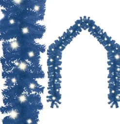vidaXL Guirlandes> Kerstslinger Met Led-Lampjes 5 M Blauw