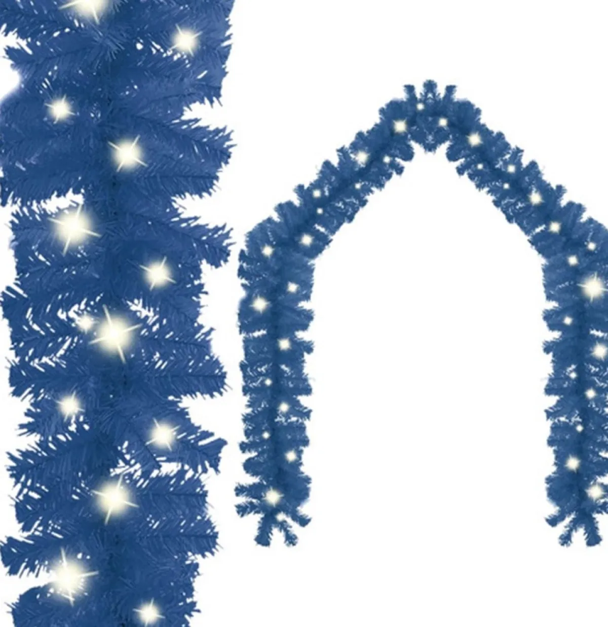 vidaXL Guirlandes> Kerstslinger Met Led-Lampjes 5 M Blauw