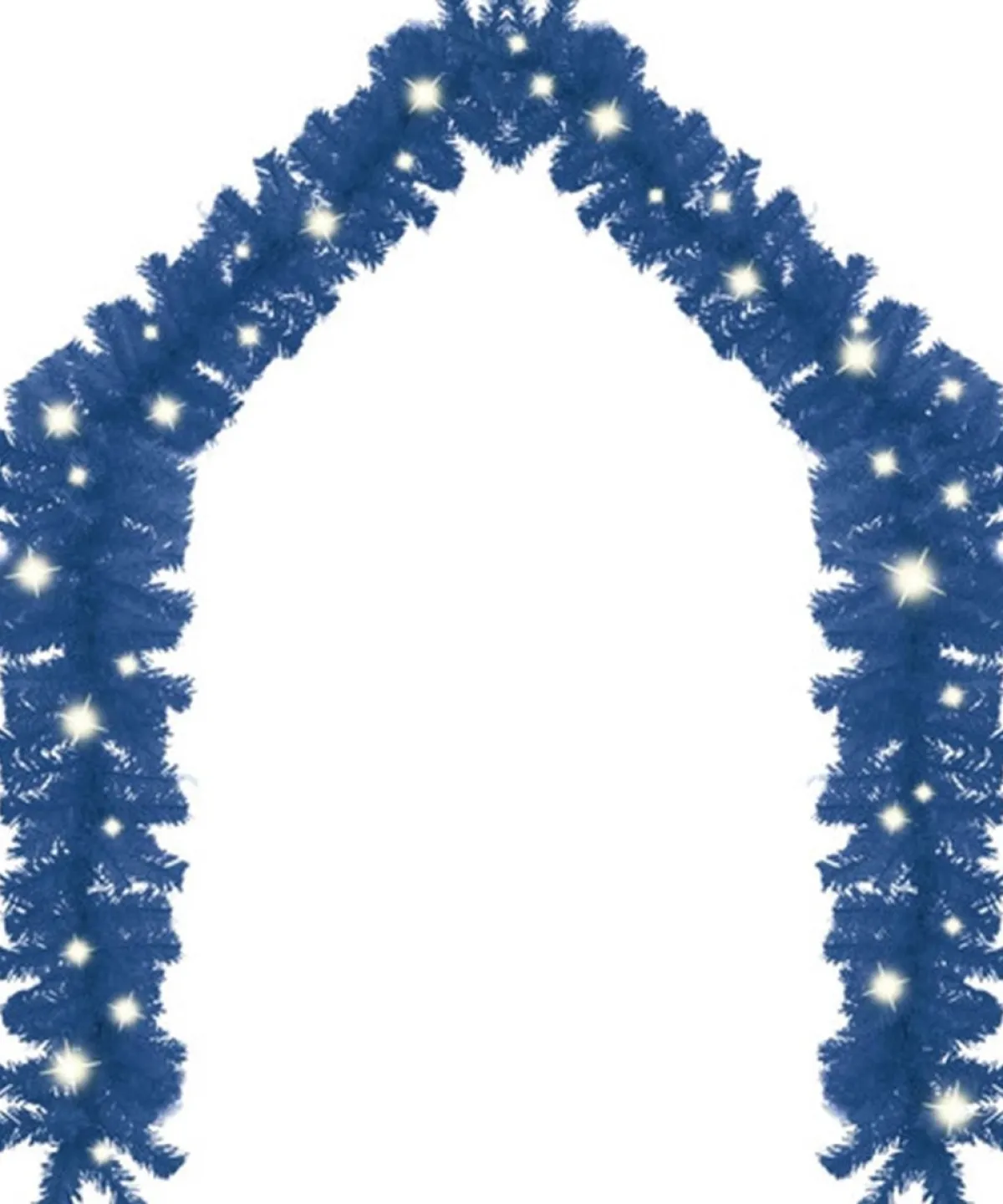 vidaXL Guirlandes> Kerstslinger Met Led-Lampjes 5 M Blauw