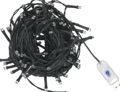 vidaXL Guirlandes> Kerstslinger Met Led's En Sneeuwvlokken 20 M Pvc Groen