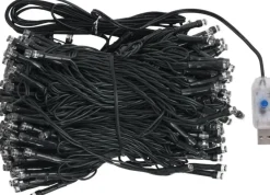 vidaXL Guirlandes></noscript> Kerstslinger Met Led's En Kerstballen 5 M Pvc Groen