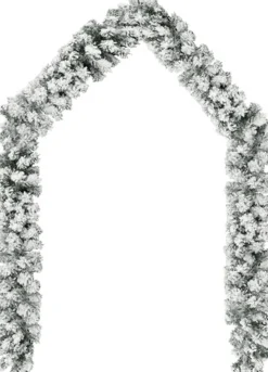 vidaXL Guirlandes></noscript> Kerstslinger Met Led's En Kerstballen 5 M Pvc Groen