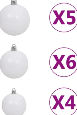 vidaXL Guirlandes></noscript> Kerstslinger Met Led's En Kerstballen 5 M Pvc Groen