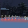 vidaXL Kerstverlichting 6 Rendieren En Slee 2160 Led's Xxl 7 M Best