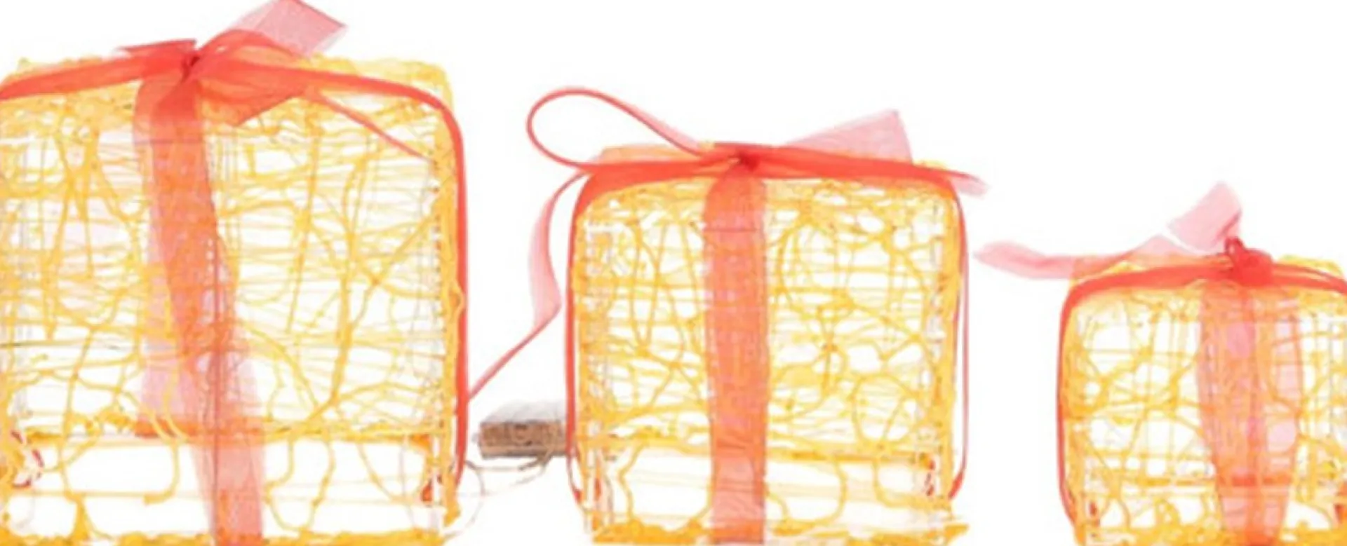 vidaXL Kerstverlichting Geschenkdozen 3 St Decoratief Acryl Warmwit Best