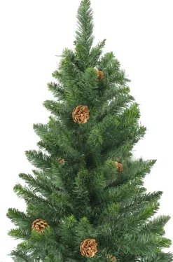 vidaXL Kunstkerstboom Met Stalen Standaard 910 Takken 210 Cm Store