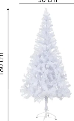 vidaXL Kunstkerstboom Met Standaard 180 Cm 620 Takken Shop
