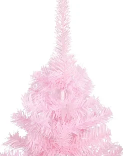 vidaXL Kunstkerstboom Met Standaard 180 Cm Pvc Roze Best Sale