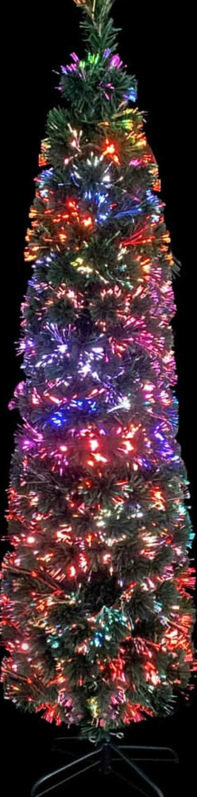 vidaXL Kunstkerstboom Met Standaard Smal Glasvezel 180 Cm Store