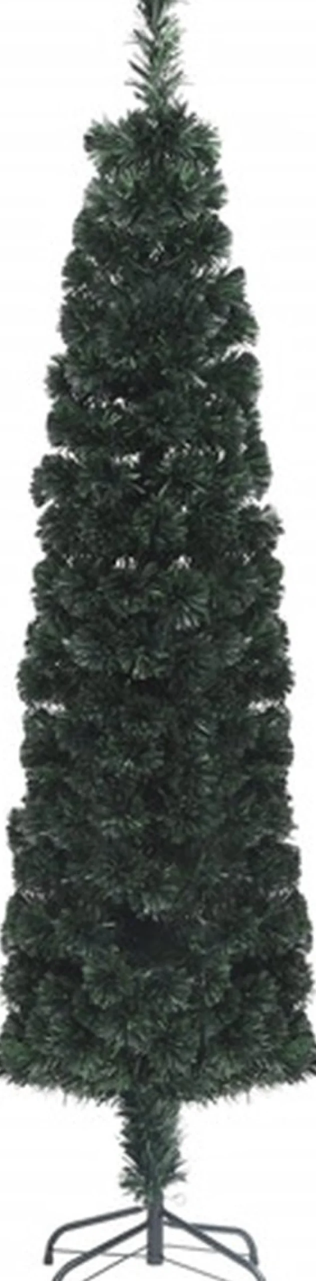 vidaXL Kunstkerstboom Met Standaard Smal Glasvezel 180 Cm Store