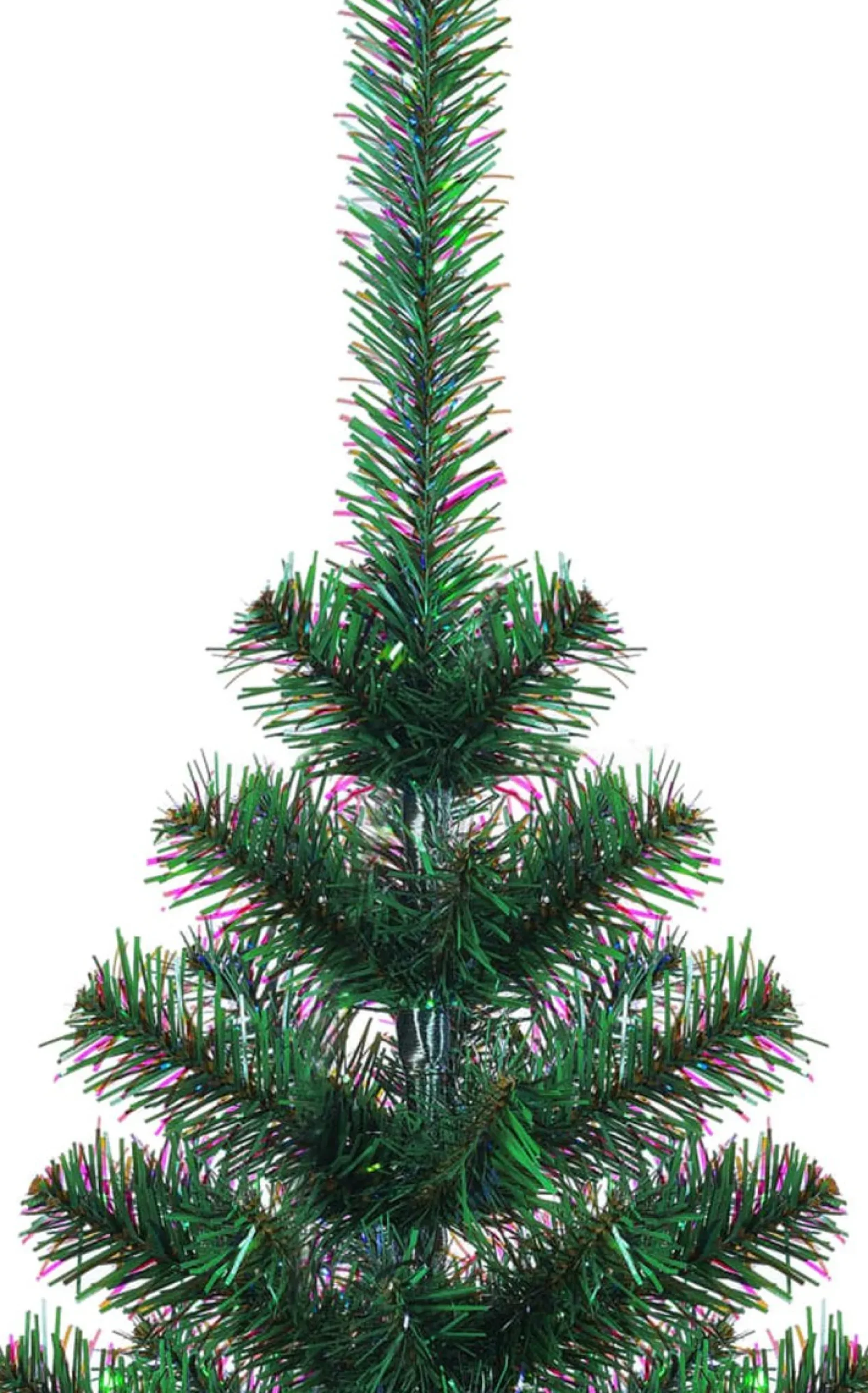 vidaXL Kunstkerstboom Met Iriserende Uiteinden 180 Cm Pvc Flash Sale