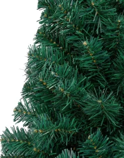vidaXL Kunstkerstboom Met Standaard Half 150 Cm Pvc Groen Hot