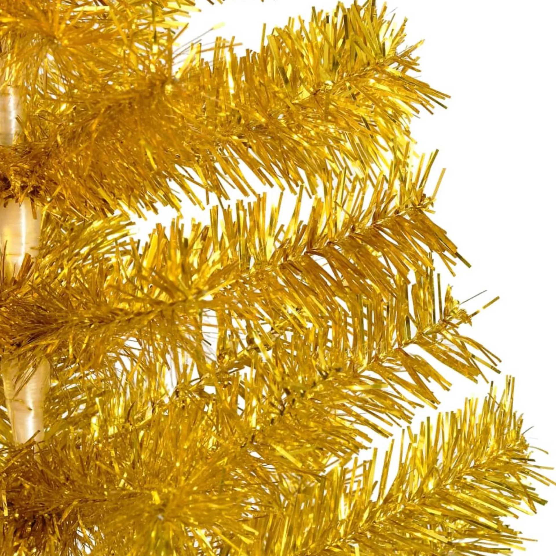 vidaXL Kunstkerstboom Met Standaard 180 Cm Pet Goudkleurig Best