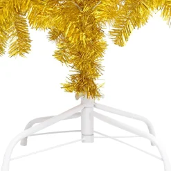 vidaXL Kunstkerstboom Met Standaard 180 Cm Pet Goudkleurig Best