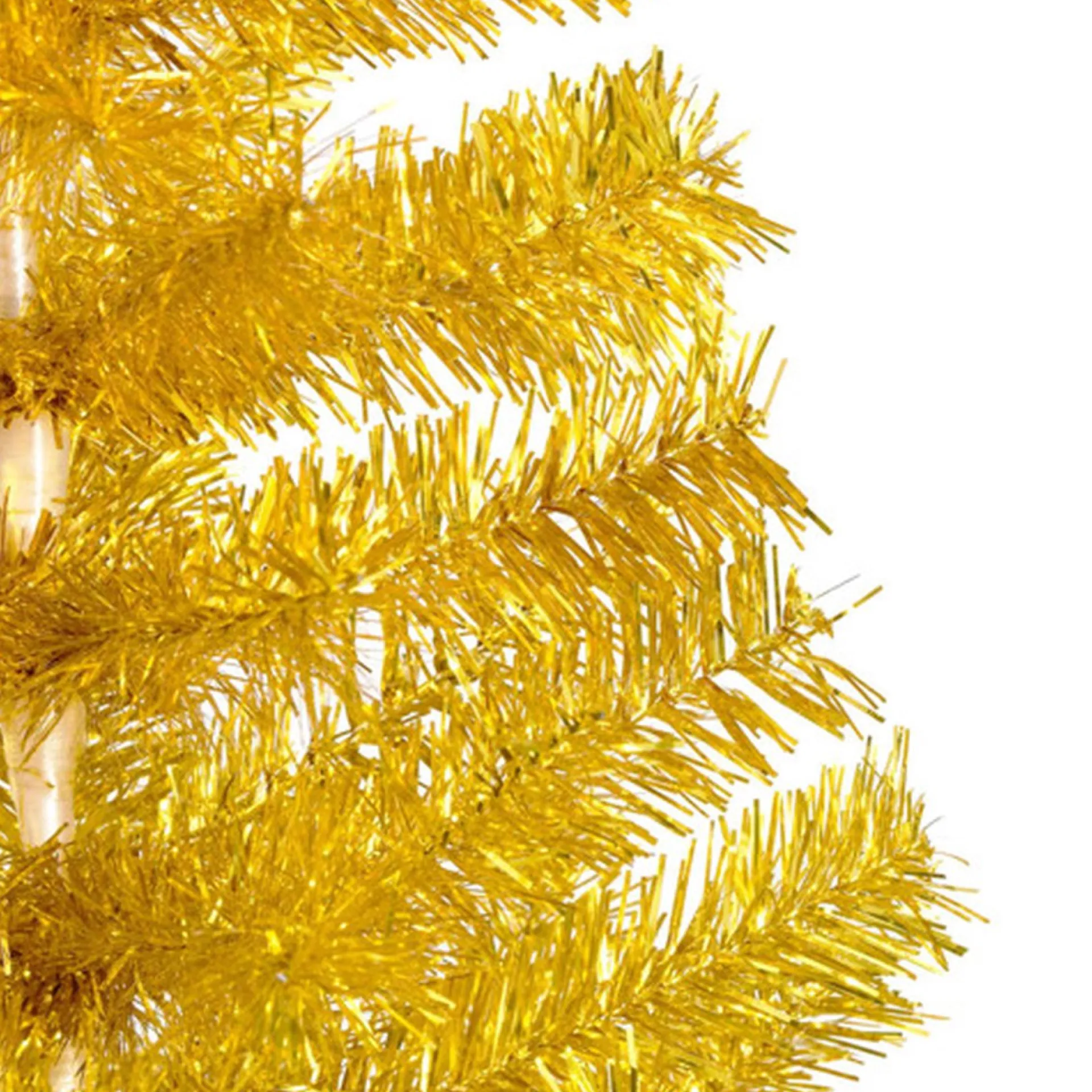 vidaXL Kunstkerstboom Met Standaard 180 Cm Pet Goudkleurig Best