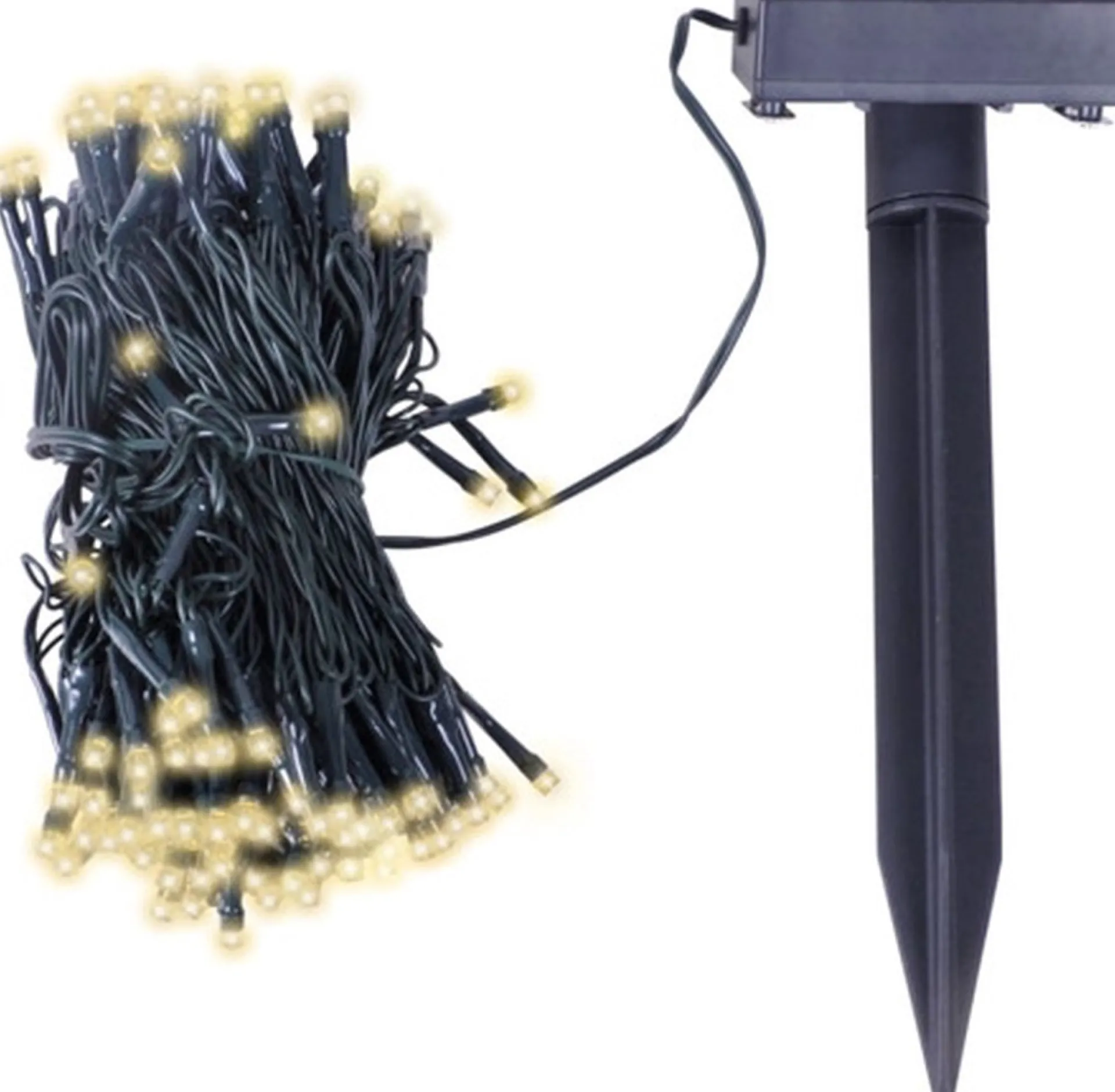 vidaXL Led-Lichtsnoer Solar Warmwit Online