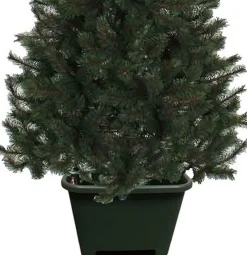 Merkloos Vierkante Groene Kerstboom Standaard Voor Een Fijnspar Kerstboom - Kerstboomstandaards Best