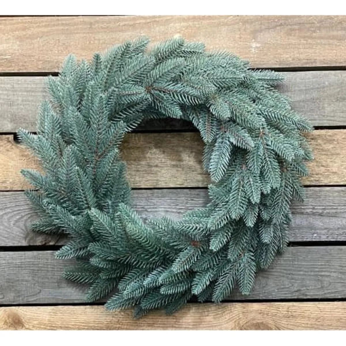 Virpol Kerstkransen> - Kerstkrans 40Cm / 80 Takken - Groen En Zilver