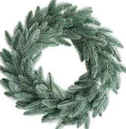 Virpol Kerstkransen> - Kerstkrans 40Cm / 100 Takken - Groen En Zilver