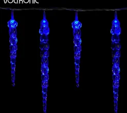 VOTRONIC Voltronic Kerstverlichting - Ijspegel Verlichting - 40 Ijspegels - 10.5 Meter Kabel - Blauw Fashion