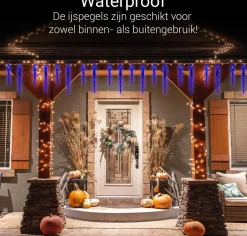 VOTRONIC Voltronic Kerstverlichting - Ijspegel Verlichting - 40 Ijspegels - 10.5 Meter Kabel - Blauw Fashion