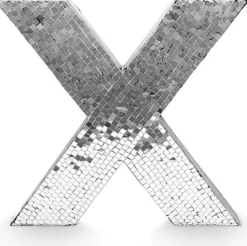 vtwonen Kersthanger> Decoratie X Van Metaal - Kerstdecoratie 35,5X4,5X33,5Cm