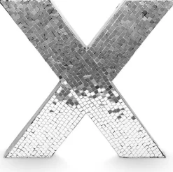 vtwonen Kersthanger> Decoratie X Van Metaal - Kerstdecoratie 35,5X4,5X33,5Cm