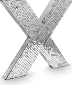 vtwonen Kersthanger></noscript> Decoratie X Van Metaal - Kerstdecoratie 35,5X4,5X33,5Cm