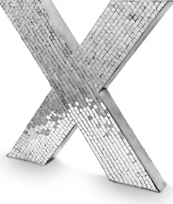 vtwonen Kersthanger></noscript> Decoratie X Van Metaal - Kerstdecoratie 35,5X4,5X33,5Cm