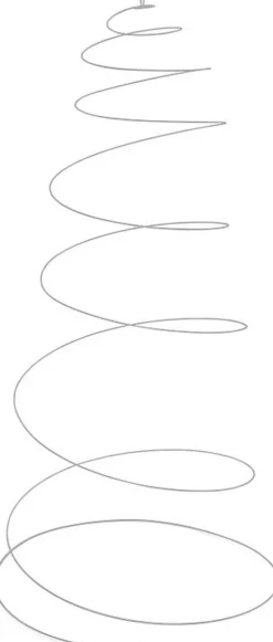 vtwonen Kersthanger> Spiraal Kerstboom Van Metaal - Kerstdecoratie 80Cm