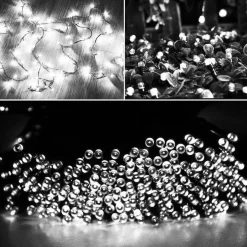 Merkloos Waterproof String Light, Lengte: 10 M, 100 Leds String Light Met End Joint & Controller, Knipperend / Fading / Chasing Effect, Eu-Stekker, Ac 220V Shop