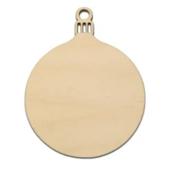 Merkloos Kerstboomversieringen>Weijerzee Houten Kerstballen - Zelf In Te Kleuren - Set Van 10 Stuks