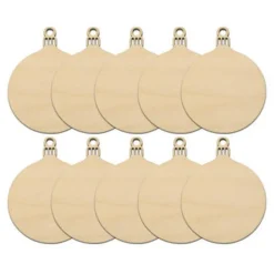 Merkloos Kerstboomversieringen></noscript>Weijerzee Houten Kerstballen - Zelf In Te Kleuren - Set Van 10 Stuks