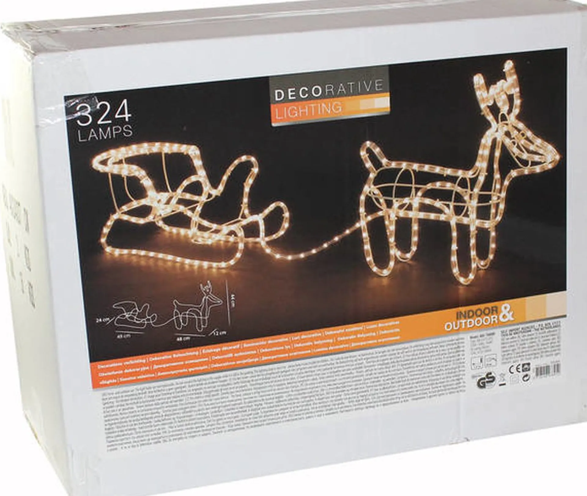 DecorativeLIghting Westfalia Buitenverlichting - Rendier Met Slee - Warm Wit Sale