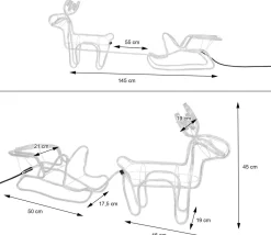 DecorativeLIghting Westfalia Buitenverlichting - Rendier Met Slee - Warm Wit Sale