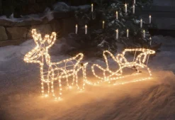 DecorativeLIghting Westfalia Buitenverlichting - Rendier Met Slee - Warm Wit Sale