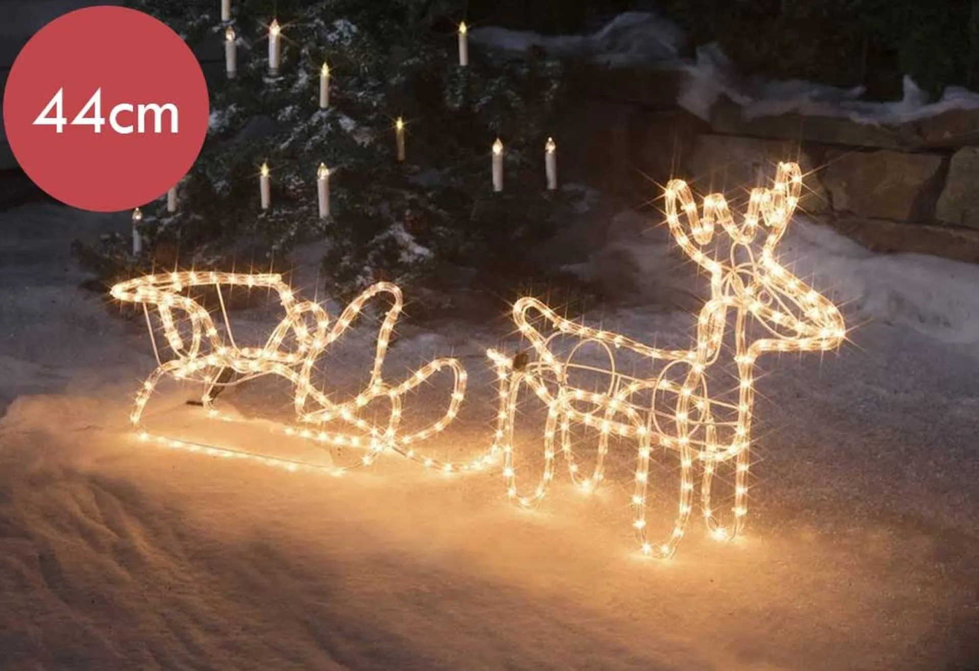 DecorativeLIghting Westfalia Buitenverlichting - Rendier Met Slee - Warm Wit Sale