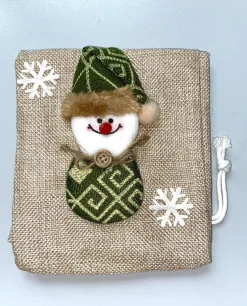 Non Merk Kerstsokken>Wijnflessok - Kerstsok- Kerstdecoratie - Diner- Wijn- Fles- Kerstcadeau- Wijnfleshouder