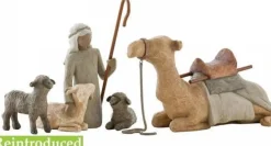 Susan Lordi u0027s Kerststallen>Willow Tree - Shepard And Stable Animals Uit De Collectie