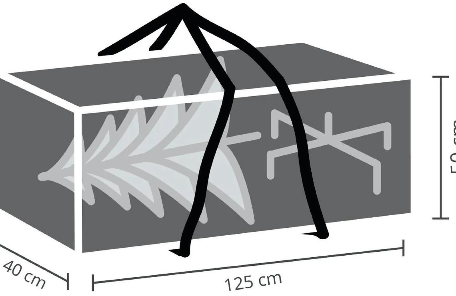 Winza Outdoor Covers Winza Opbergtas Kerstboom 125 X 40X 50 Cm Kerstboom Opbergtas Online