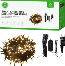 WOOX R5170 Slimme Kerstverlichting Wi-Fi 40 Meter, 400Leds, 230 Lumen, Warm-Wit Met Dim En Geluid Online
